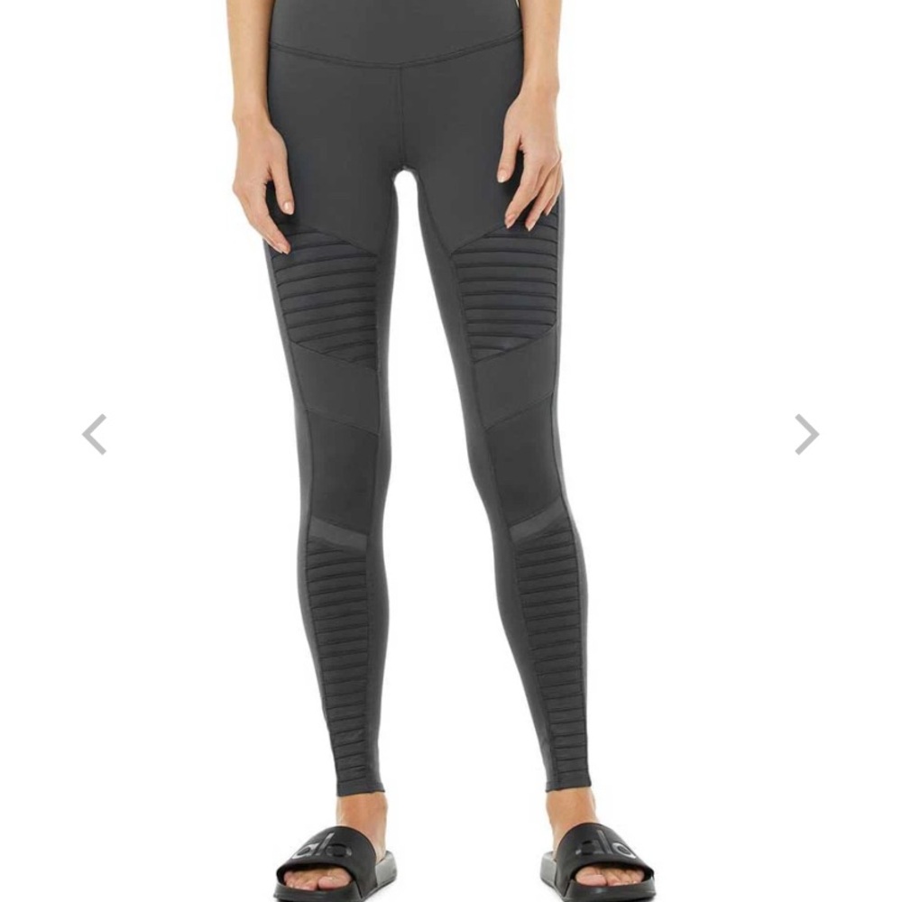 ALO yoga‎ High Waist Moto gray leggings sz small
